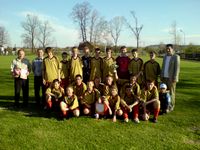 Drużyna zwycięska z Brzeźnicy